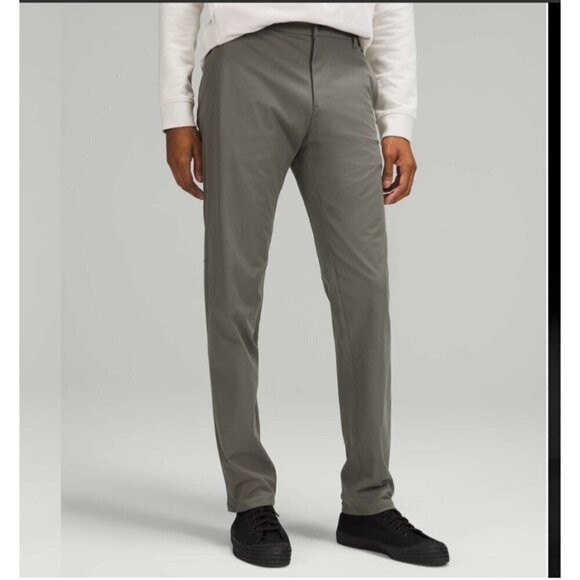 Lululemon Commission pants Classic 31”, Gray Sage, Size 33 G83 - Picture 1 of 13